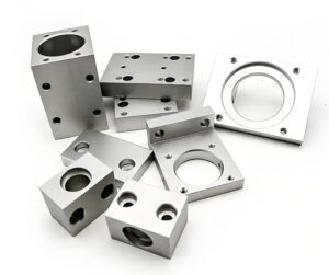 Custom CNC Milled Aluminum Manifold Blocks | Hydraulic & Pneumatic System Components - CNC Milling - meisheng.beijingz...