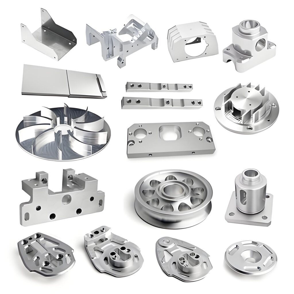 Pièces d'assemblage mécanique en aluminium usinées sur mesure par CNC | Pièces industrielles polyvalentes...