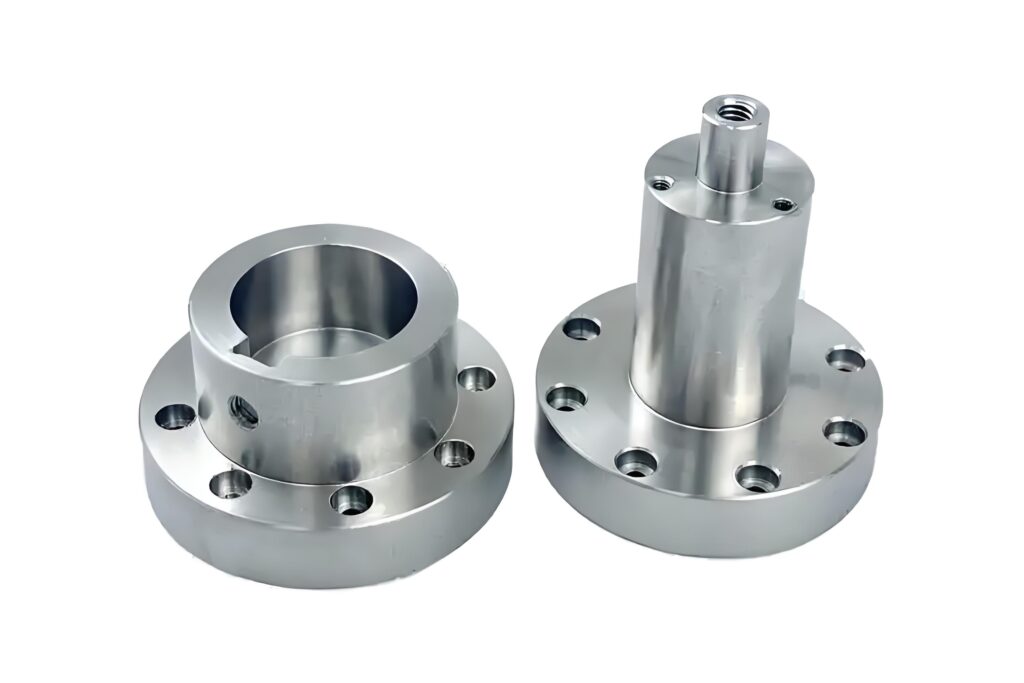 CNC Turned Stainless Steel Flanged Shaft Housings | Custom Mounting Hub Components - CNC Turning - meisheng.beijingzijing.com