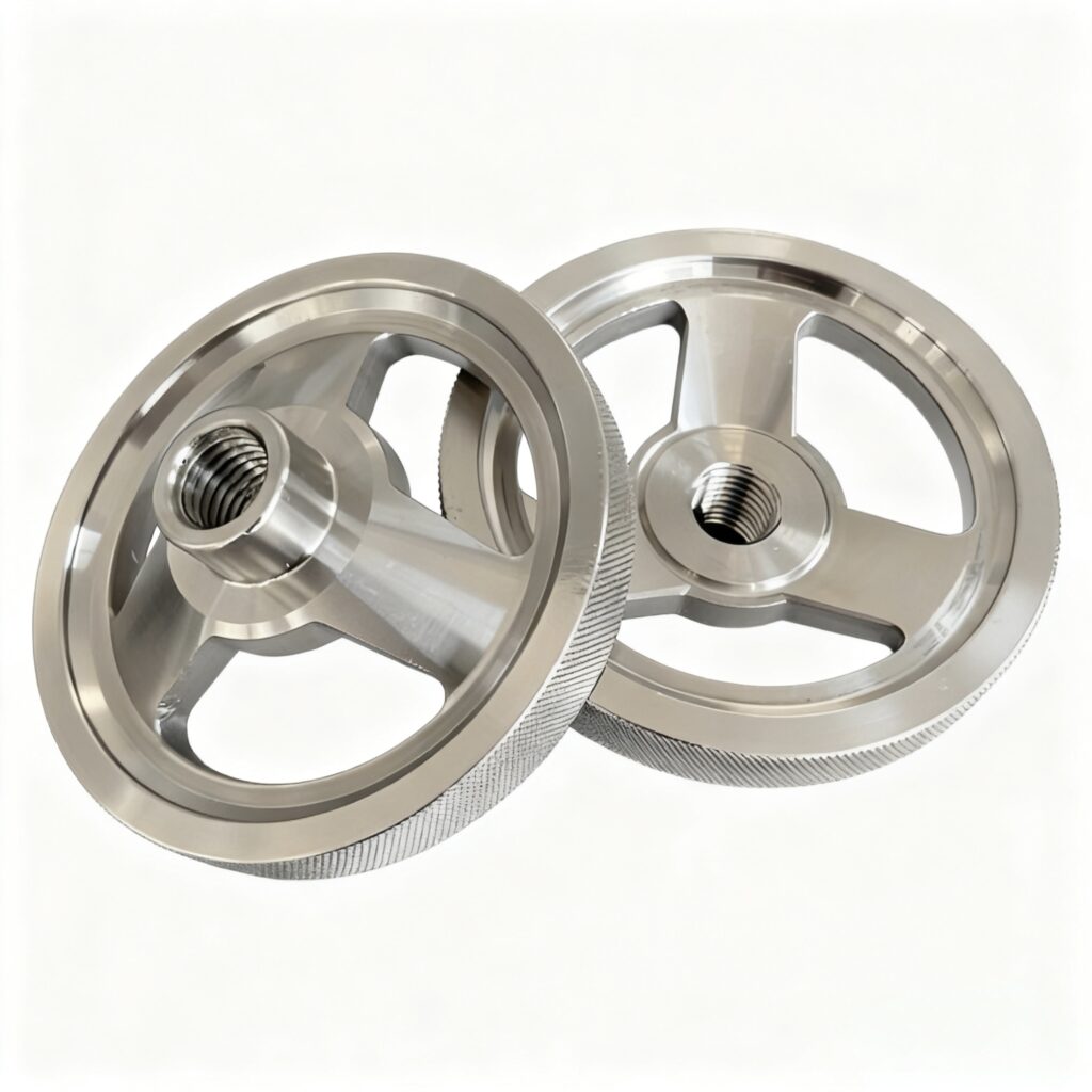 Boutons de volant en acier inoxydable tournés CNC | Composants de volants de commande sur mesure</t...